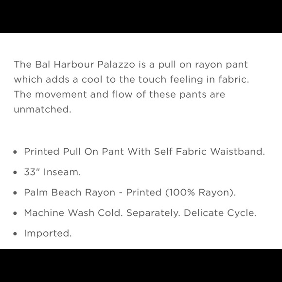 Lilly Pulitzer Bal Harbour Palazzo Pants - Picture 7 of 7